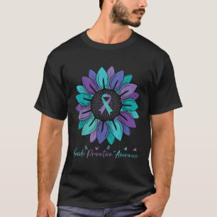 Sonnenblumen Suizidprävention Monat T-Shirt