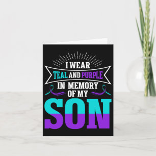 Sonnenblumen Suizidprävention Selbstmord Bewusstse Karte