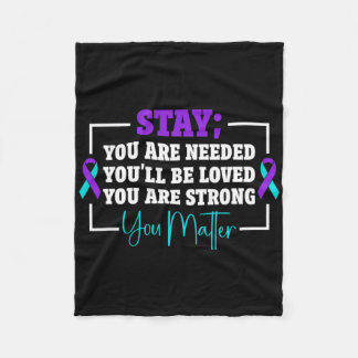 Sonnenblumen Suizidprävention Selbstmordgedanken 1 Fleecedecke