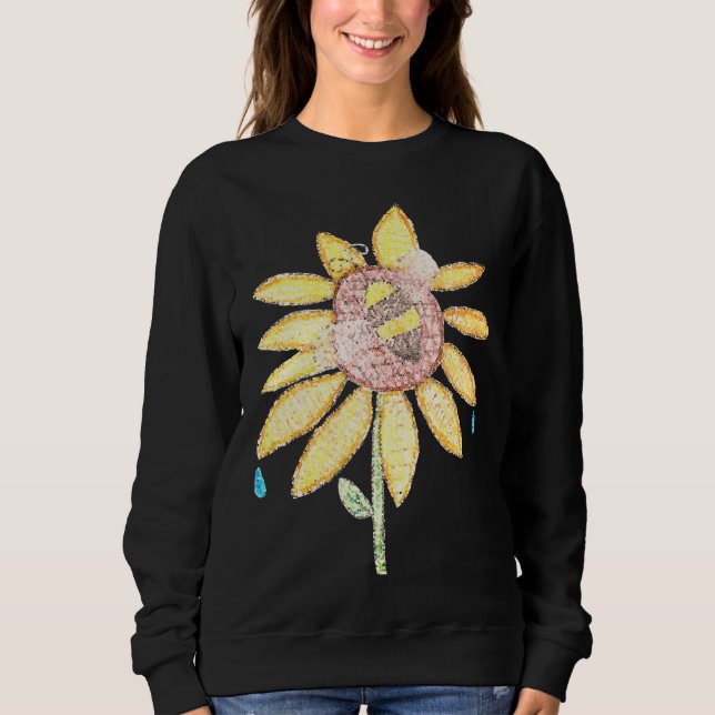 Sonnenblumen-Sweatshirt Sweatshirt (Vorderseite)