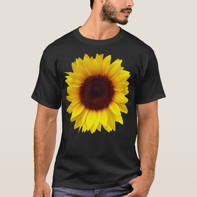 Sonnenblumen-T - Shirt Sonnenblumen-Design (Vorderseite)