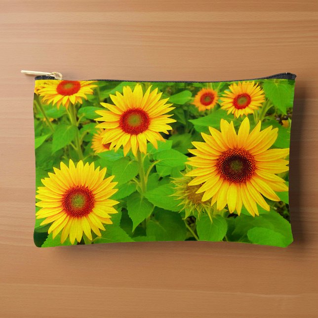 Sonnenblumen-Täschchen Zubehörtasche (Von Creator hochgeladen)