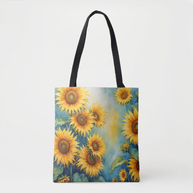Sonnenblumen Tasche (Vorderseite)