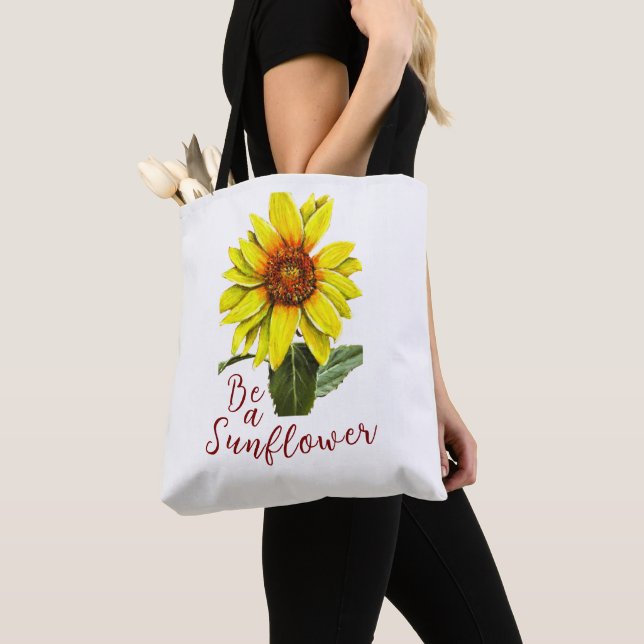Sonnenblumen-Tasche (Von Nahem)