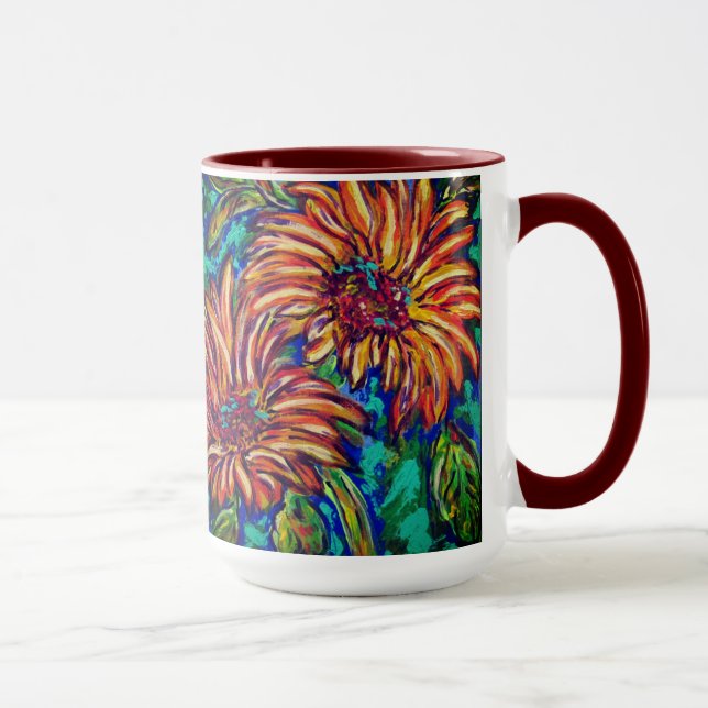 Sonnenblumen Tasse (Rechts)