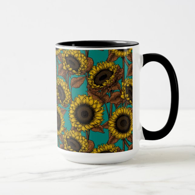 Sonnenblumen Tasse (Rechts)