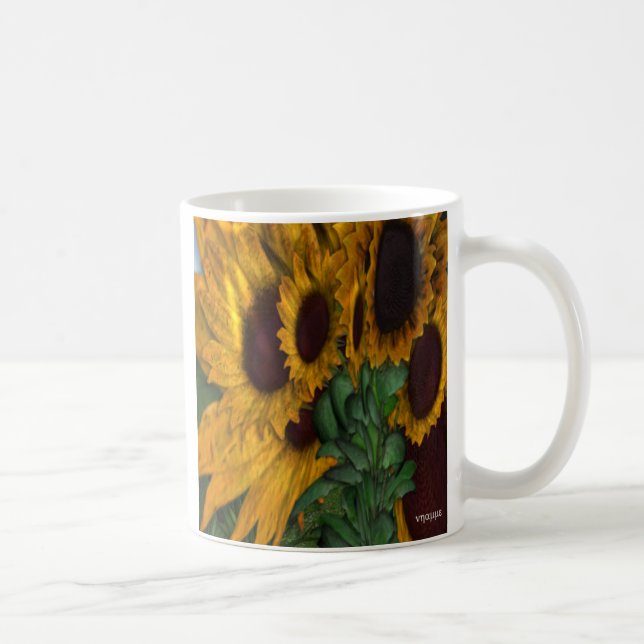 Sonnenblumen Tasse (Rechts)