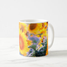 Sonnenblumen Tasse Foto Tasse