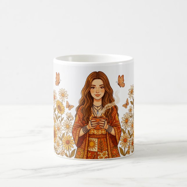 Sonnenblumen-Tasse Kaffeetasse (Mittel)