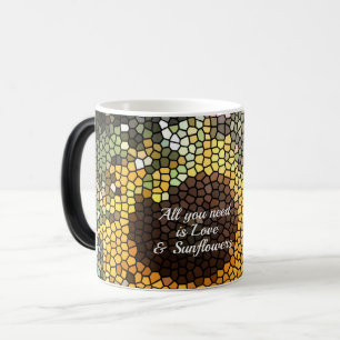 Sonnenblumen-Tasse  Verwandlungstasse