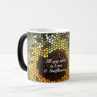 Sonnenblumen-Tasse Verwandlungstasse