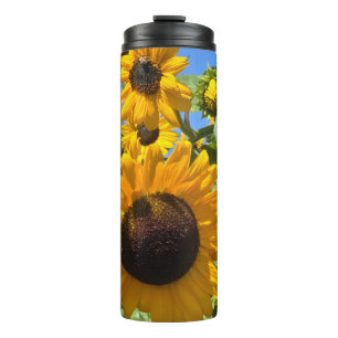 Sonnenblumen Thermosbecher