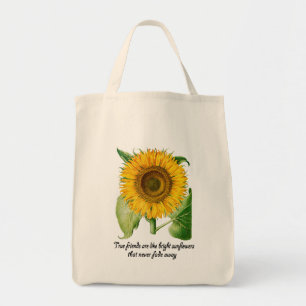 Sonnenblumen-Tragetasche Einkaufstasche Freund Blu