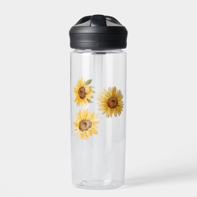 Sonnenblumen Trinkflasche (Vorderseite)