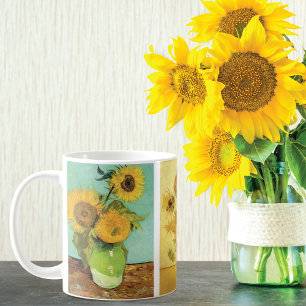 Sonnenblumen Triptych von Vincent van Gogh Tasse