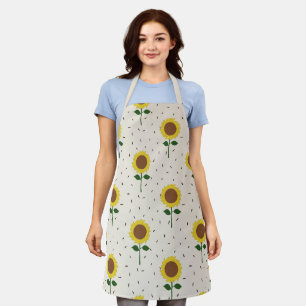 Sonnenblumen - Überall in der Print-Schürze Schürze