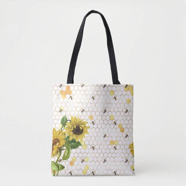 Sonnenblumen und Biene (Vorderseite)