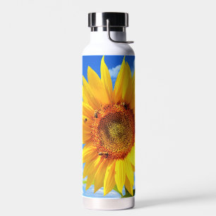 Sonnenblumen und Bienen Wasserflasche aus rostfrei Trinkflasche