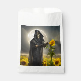 Sonnenblumen und der grimmige Sensenmann Geschenktütchen