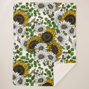 Sonnenblumen und Gänseblumen, Sommergarten 3 Sherpadecke