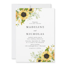 Sonnenblumen und Grüne Hochzeit