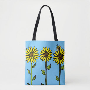 Sonnenblumen und Hummel