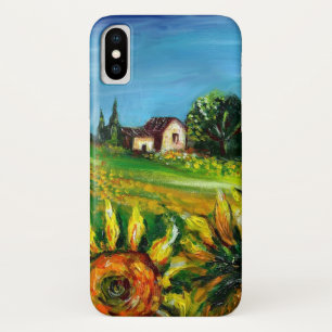 SONNENBLUMEN UND LANDSCHAFT IN TUSCIEN Case-Mate iPhone HÜLLE