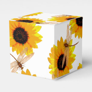Sonnenblumen und Libellen, Geschenkschachtel