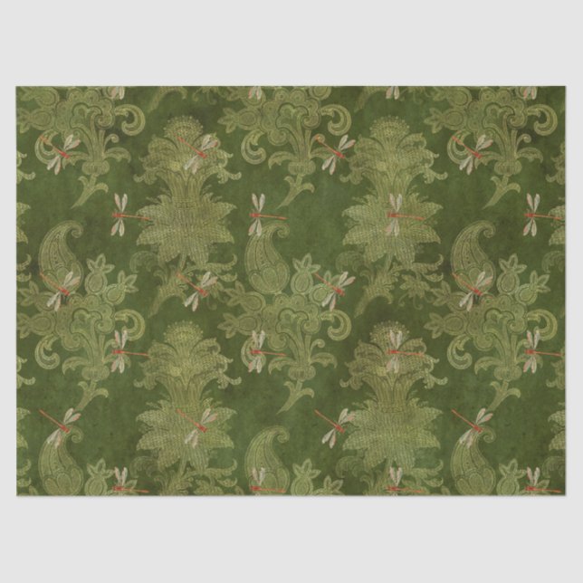 Sonnenblumen und Libellen Serie Design 13 Seidenpapier (Vorderseite)