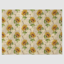 Sonnenblumen und Libellen Serie Design 16