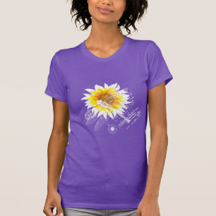 Sonnenblumen und Libellen T-Shirt