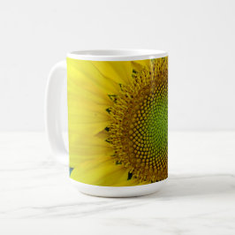 Sonnenblumen und Samen, Spirale, Goldenes Verhältn Kaffeetasse
