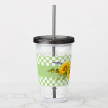 Sonnenblumen und Schachbrett