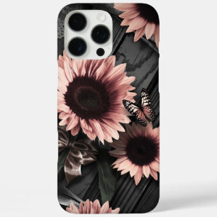 Sonnenblumen und Schmetterlinge iPhone 16 Pro Max Hülle