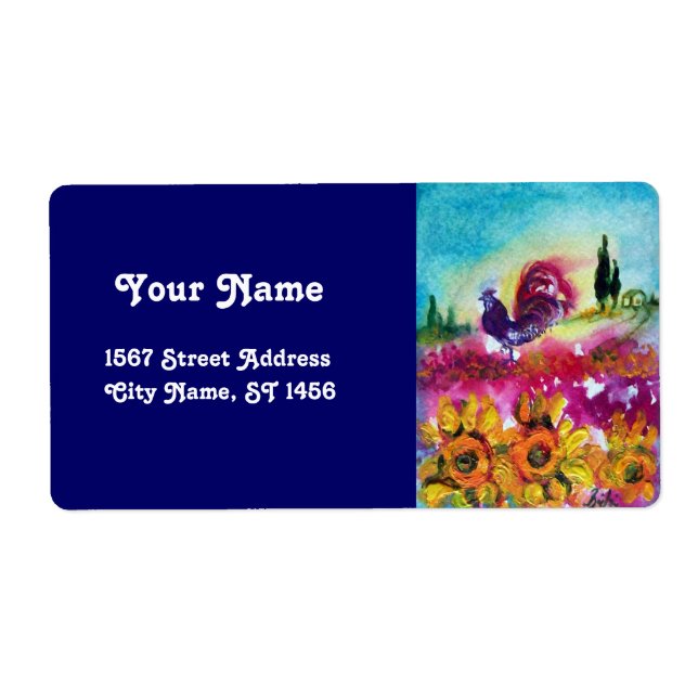 SONNENBLUMEN UND SCHWARZE ROOSTER (Vorne)