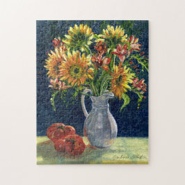 "Sonnenblumen und Tomaten" Jigsaw Puzzle