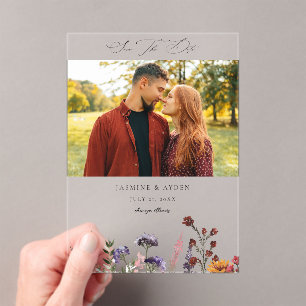 Sonnenblumen und Wildblumen Blumenkohl Foto Acryleinladungen