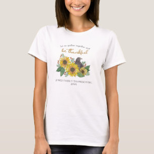 Sonnenblumen und würzige Erntedank T-Shirt