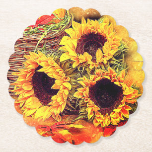 Sonnenblumen Untersetzer