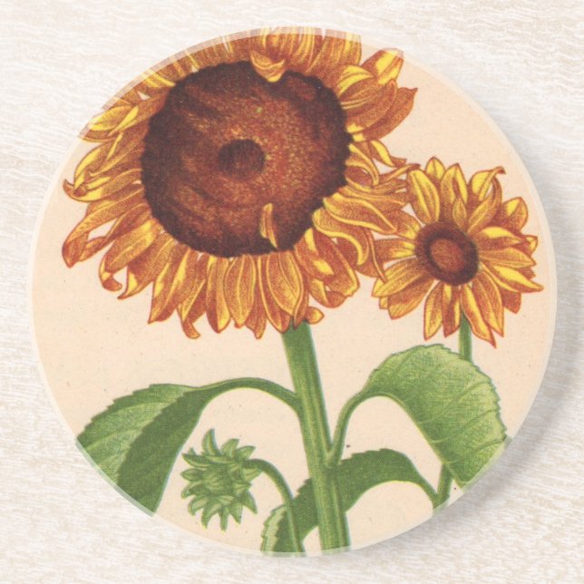 Sonnenblumen Untersetzer (Vorne)