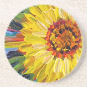 Sonnenblumen-Untersetzer Getränkeuntersetzer
