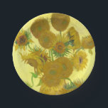 Sonnenblumen Van Gogh | | 1888 Pappteller<br><div class="desc">"Sonnenblumen" wurden von Vincent van Gogh im Jahre 1888 abgeschlossen</div>