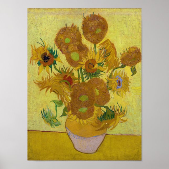 Sonnenblumen, Vincent van Gogh, 1889 Poster (Vorne)