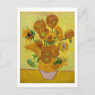 Sonnenblumen, Vincent van Gogh, 1889 Postkarte