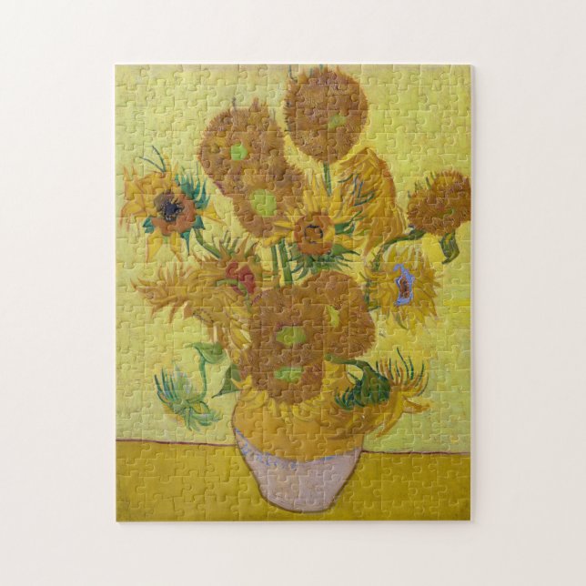 Sonnenblumen, Vincent van Gogh, 1889 Puzzle (Vertikal)