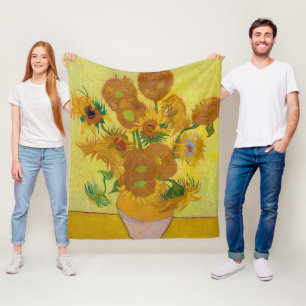 Sonnenblumen, Vincent van Gogh Fleecedecke