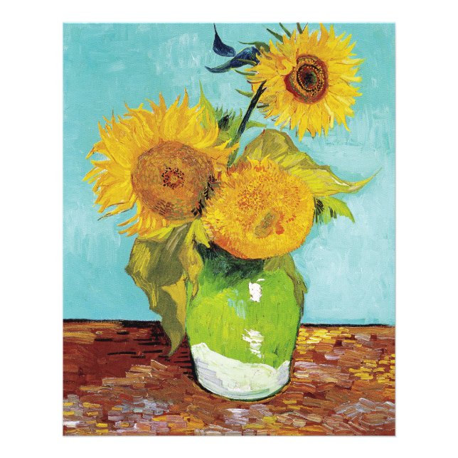 Sonnenblumen Vincent van Gogh Fotodruck (Vorne)