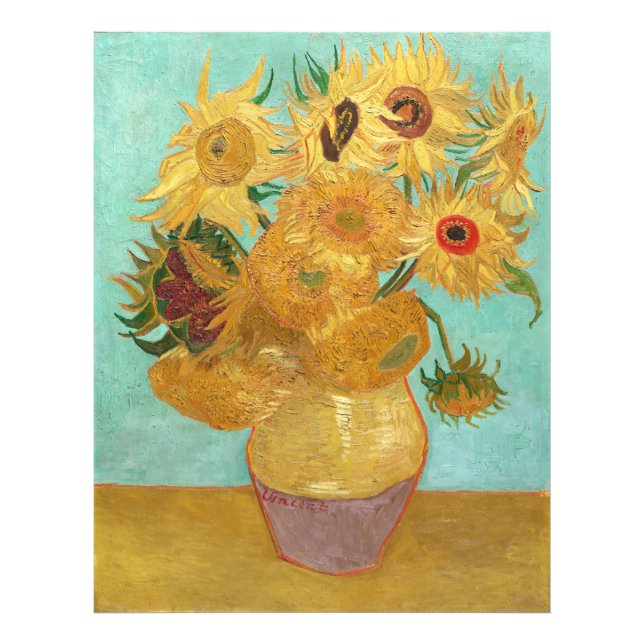 Sonnenblumen Vincent van Gogh Fotodruck (Vorne)
