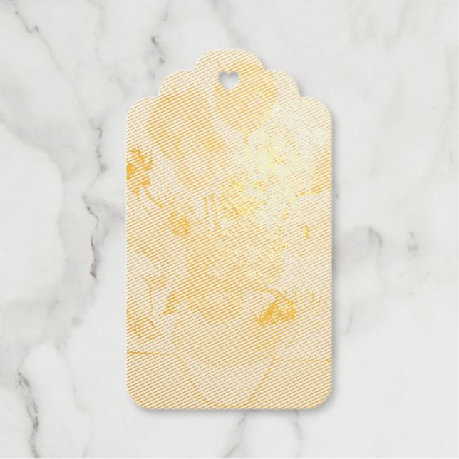 Sonnenblumen Vincent van Gogh Geschenkanhänger (Vorderseite)