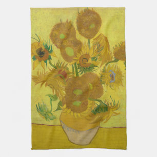 Sonnenblumen - Vincent van Gogh Geschirrtuch